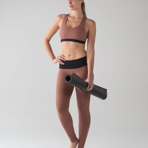 Lululemon Free to be Serena Bra - Nude and Black - Picture 5 of 5